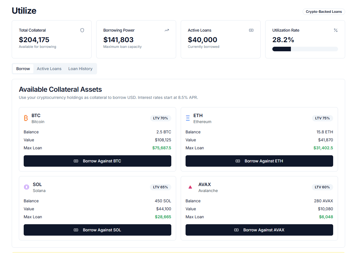 [interface] screenshot of core features (for a ai legal tech company)