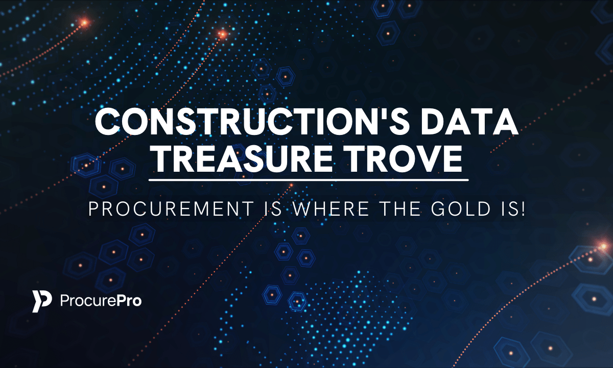 The Treasure Trove of Construction: Procurement Data