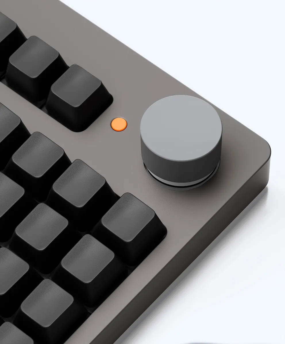 Modern Keyboard Close-Up