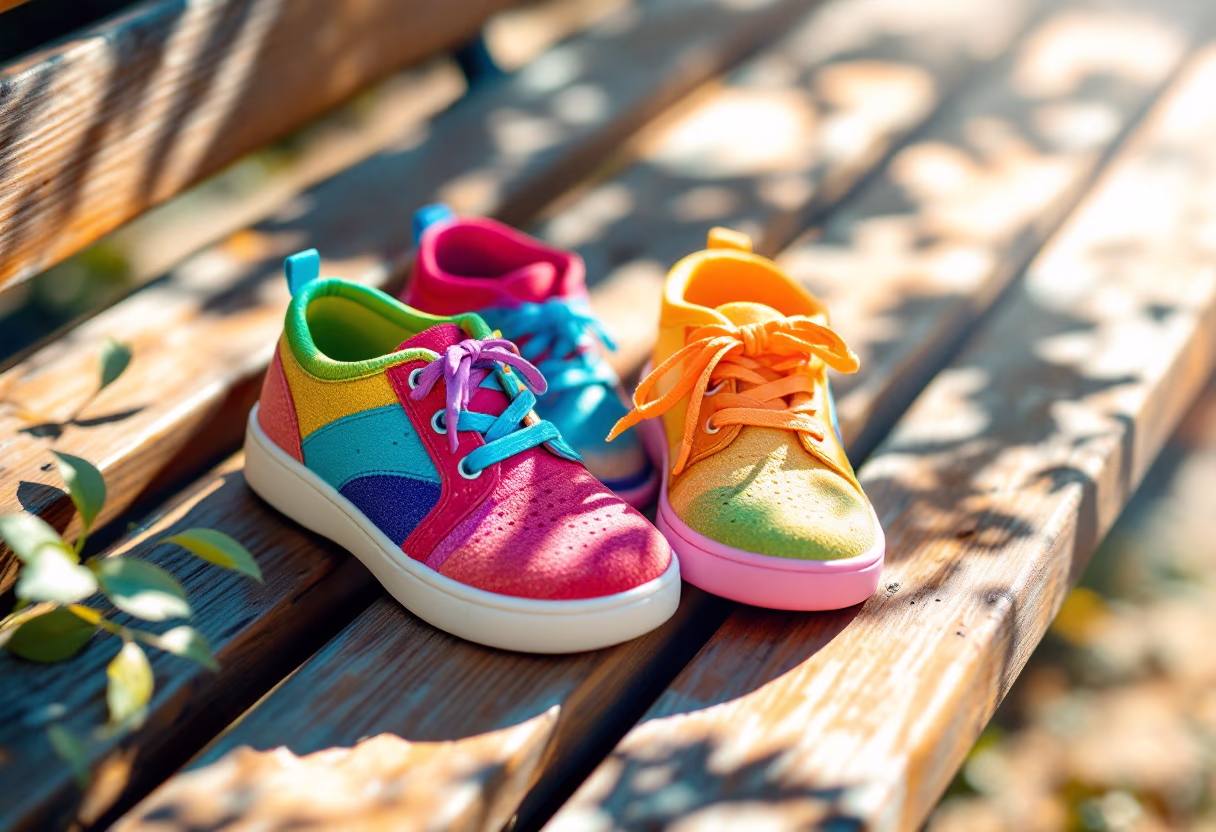image of kids shoes (for a footwear store)