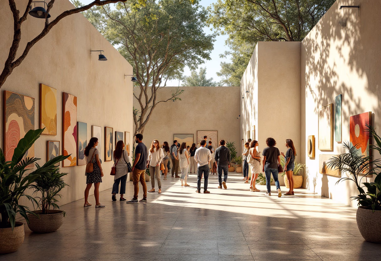 images from a recent pop-up art exhibit