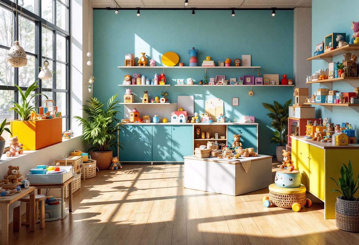 [background image] retail environment (for a toys & game store)