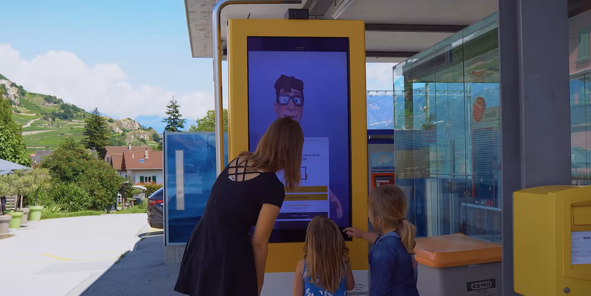 L'arrêt de bus du futur: un avatar interactif pour une expérience sans accroc