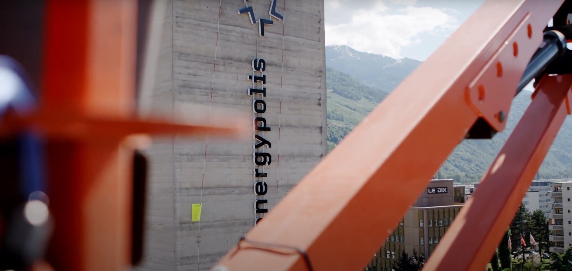 Mur à idées XXL pour la mobilité du futur. Le plus haut mur à idée de Suisse