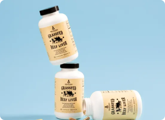 Ancestral Supplements: potten Grassfed Beef Liver