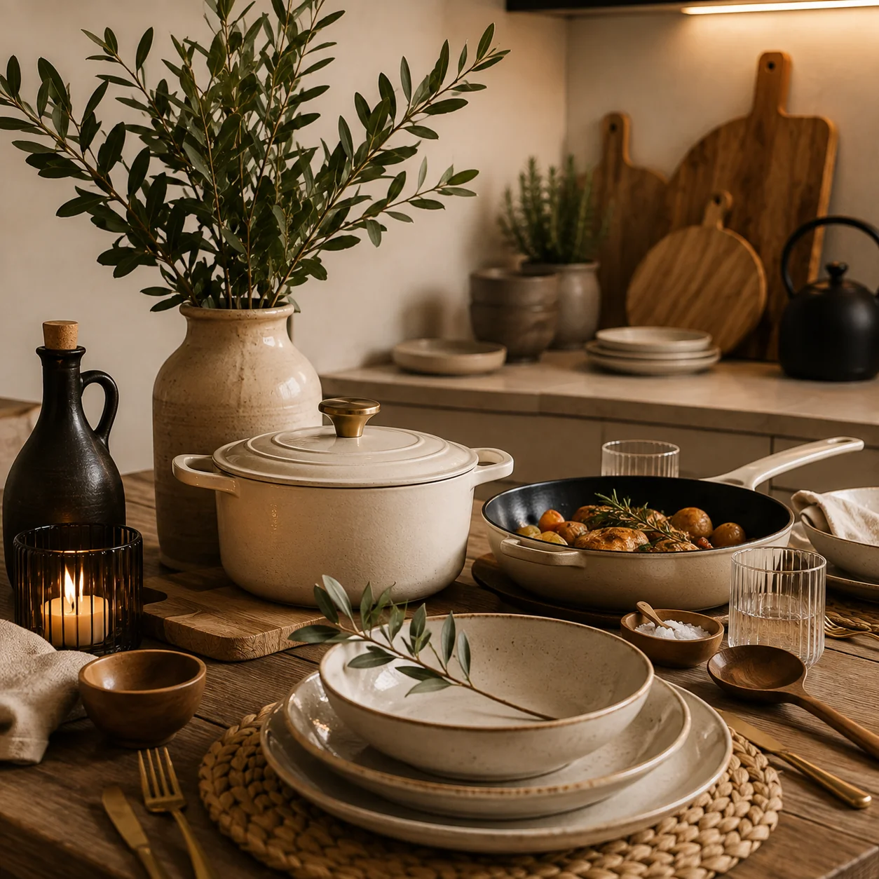 Happy Shopping 365: gedekte tafel met servies