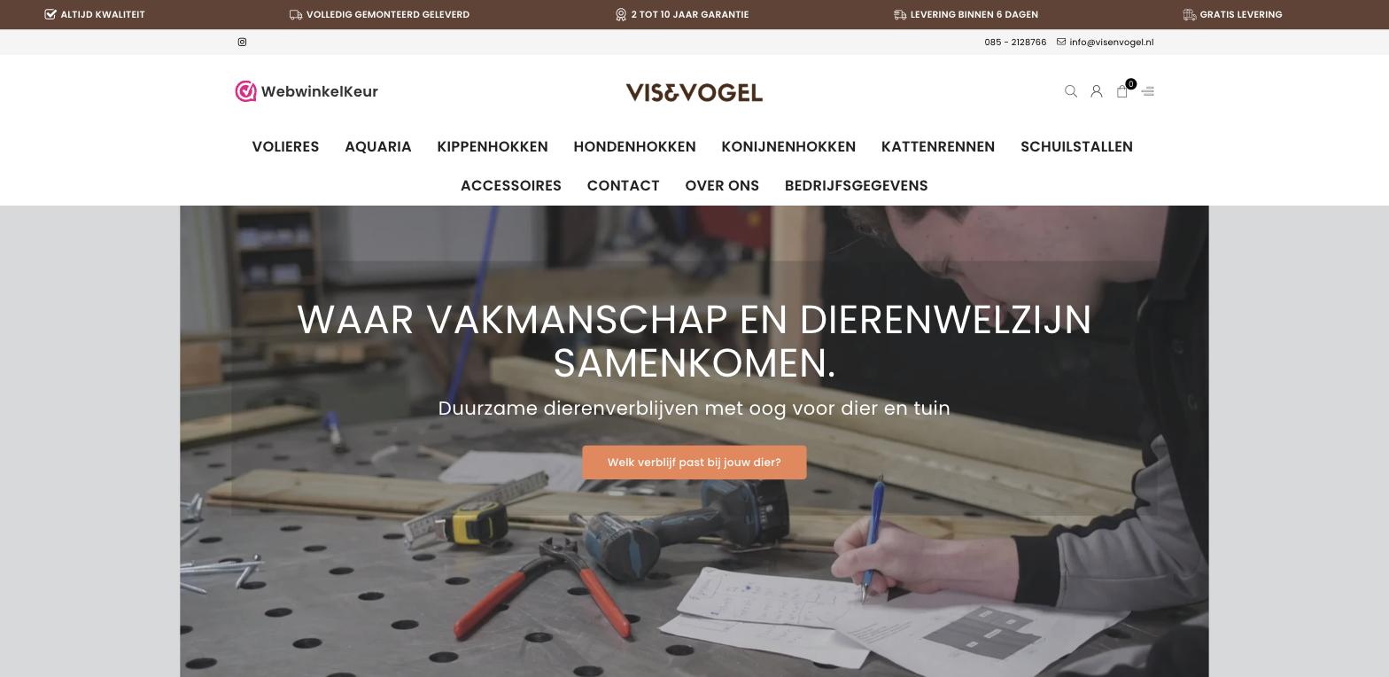 Vis & Vogel: homepage