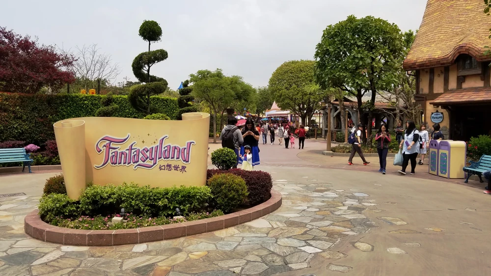Fantasyland of Hong Kong Disneyland