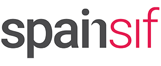 SpainSIF logo with 'spain' in black and 'sif' in red.