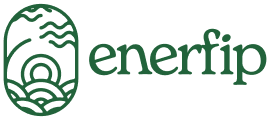 Enerfip company logo with stylized design above the text.