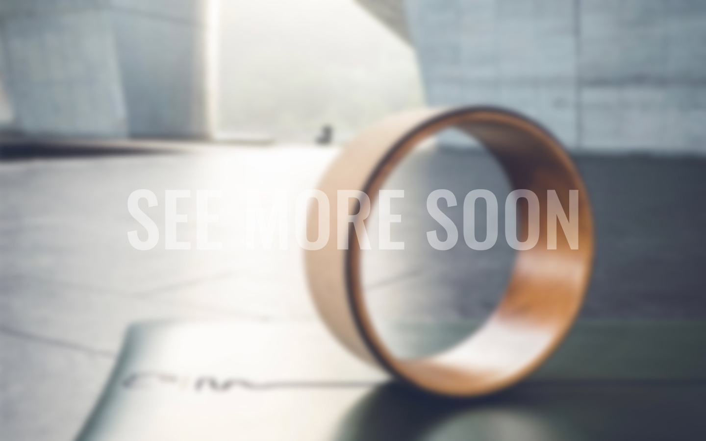 Mocana Taïwanese yoga brand wooden ring placed outdoor, social media strategy