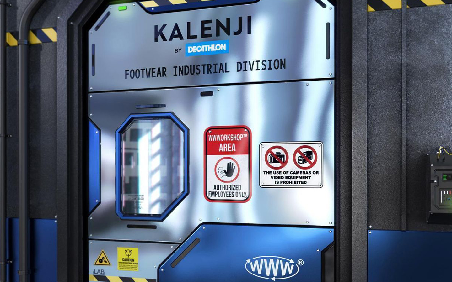 collaboration between Decathlon and Wwweshstudio to imagine and design a new pair of sneakers