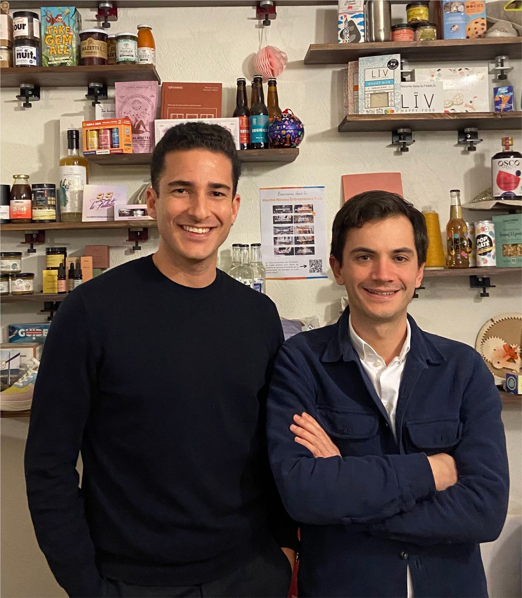 Co-fondateurs de Tracklab, Nicolas Henry et Fadel Bennani