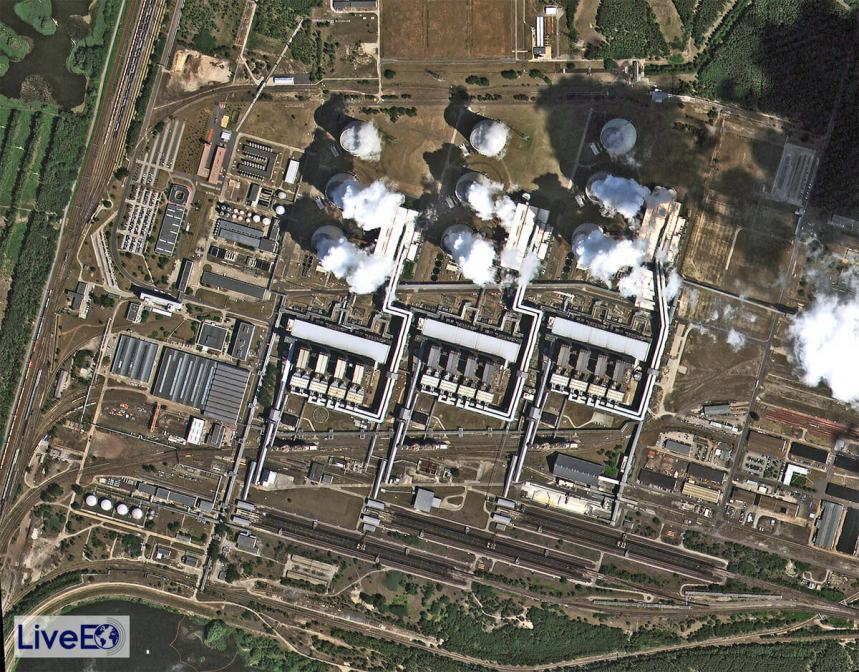 LiveEO L Germany s Three Largest Lignite fired Power Plants Are Located 