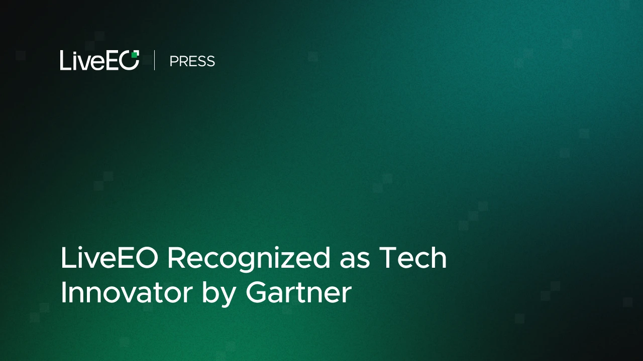LiveEO Recognized as Tech Innovator by Gartner