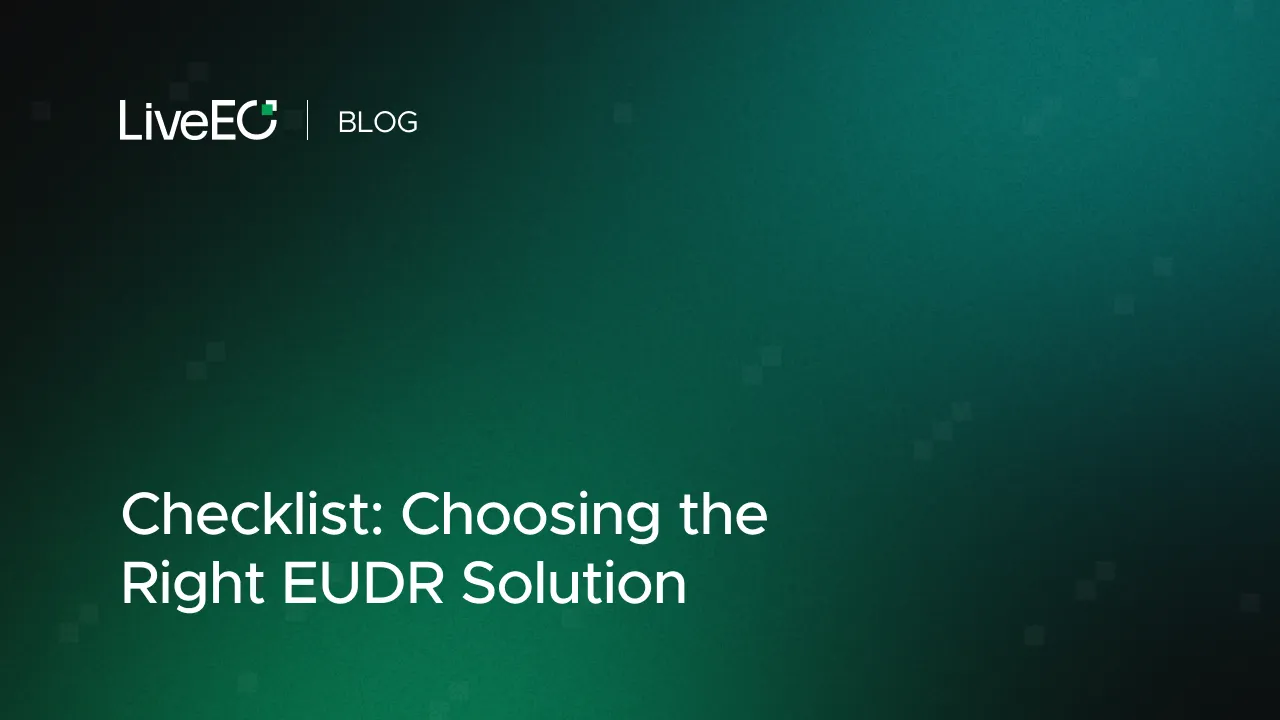 Checklist: Choosing the Right EUDR Solution