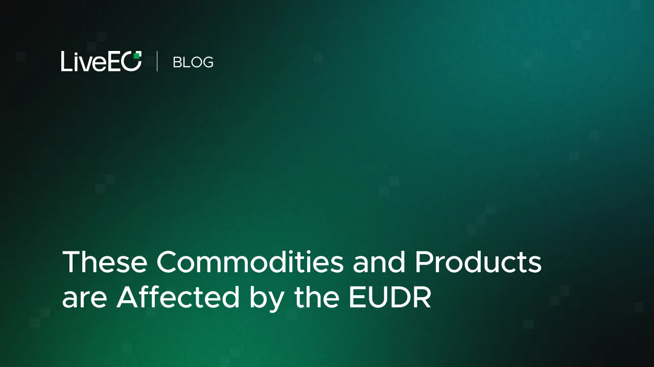 These Commodities and Products are Affected by the EUDR
