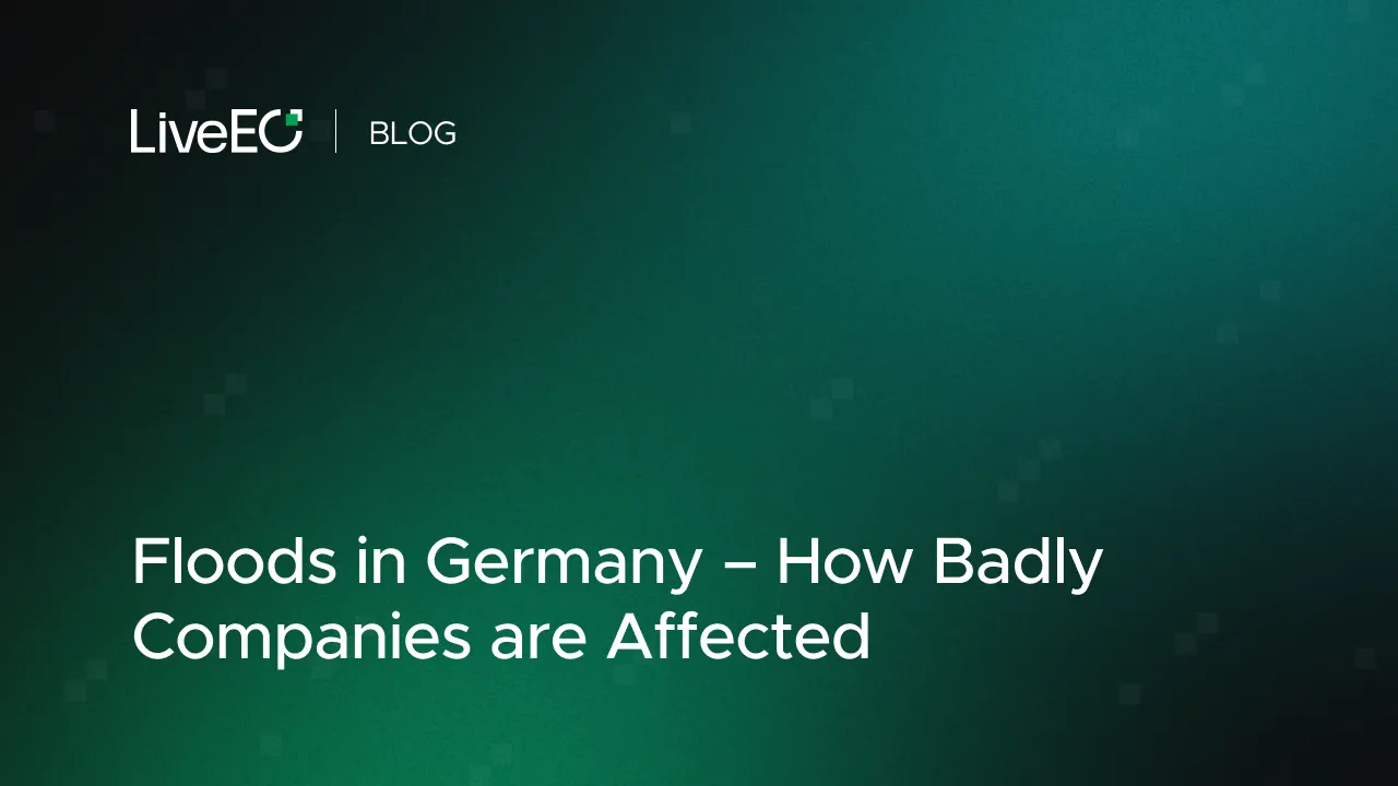 Floods in Germany – How Badly Companies are Affected