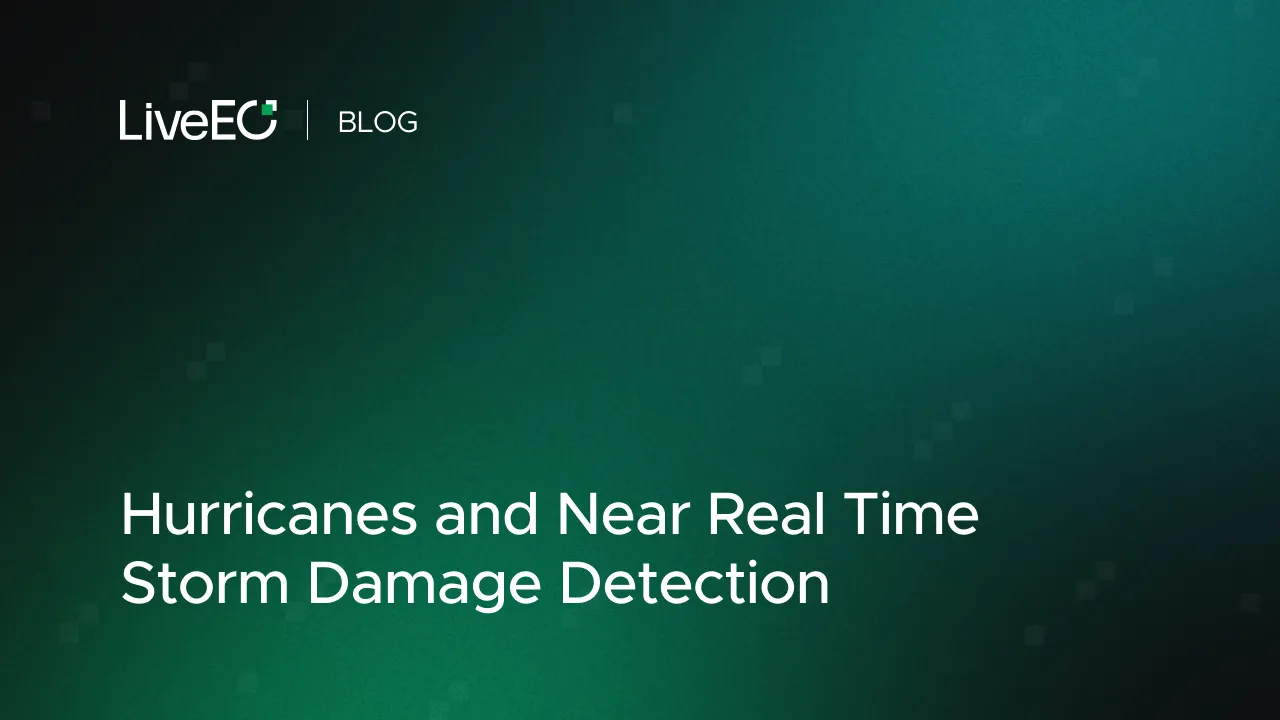 Hurricanes and Near Real Time Storm Damage Detection