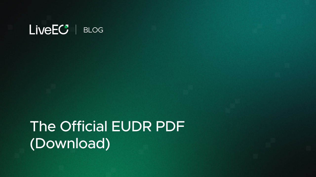 Download the official EUDR PDF - Full legal text download