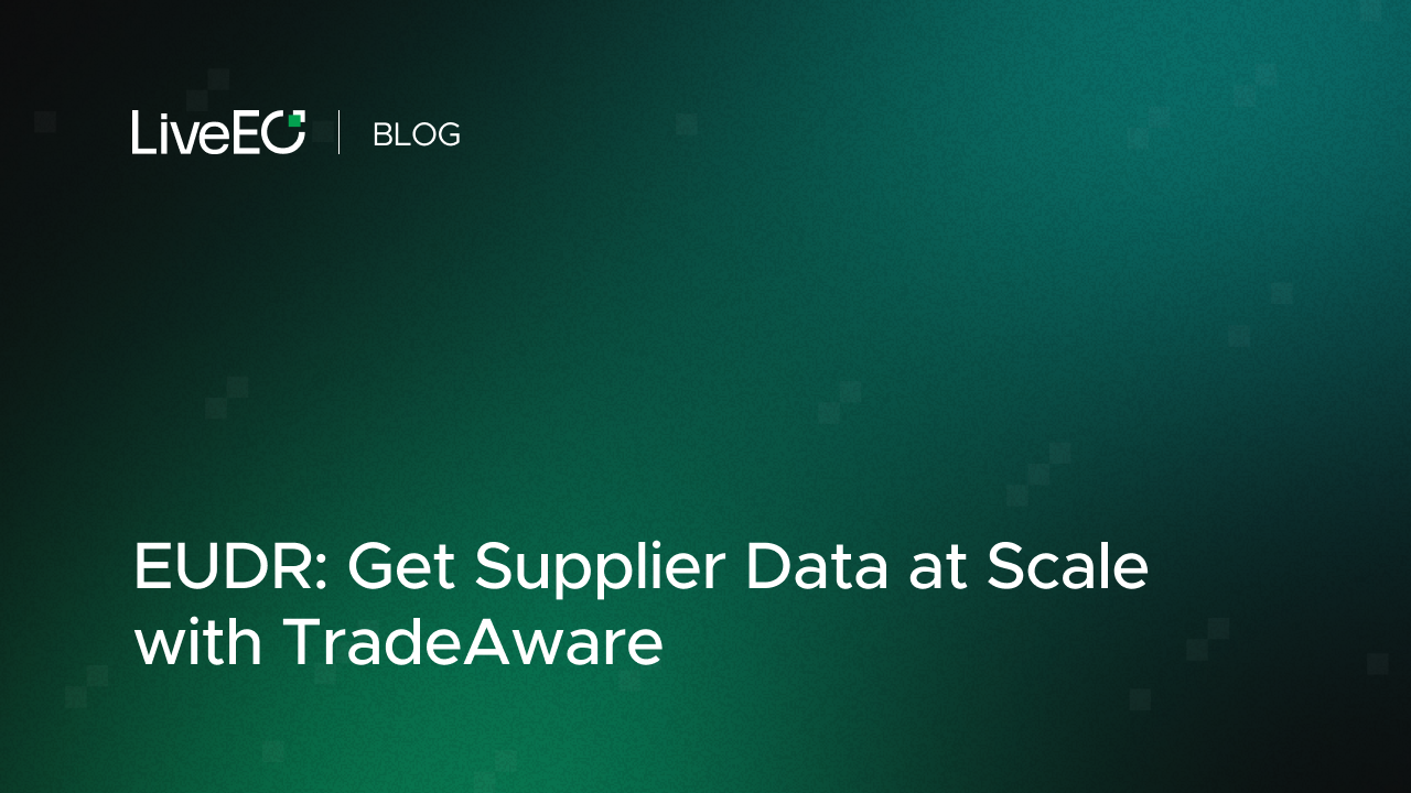 EUDR: Get Supplier Data at Scale with TradeAware