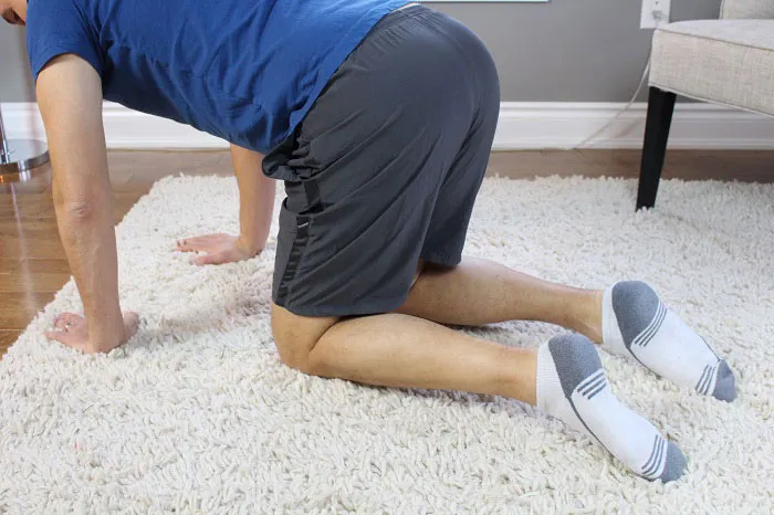 ankle plantar flexion self mobilisation 1