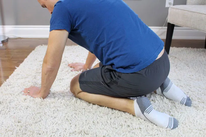 ankle plantar flexion self mobilisation