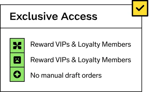 exclusive rewards