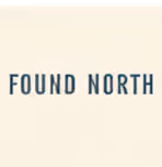 Text reading 'FOUND NORTH' in a bold, uppercase font on a plain light background.