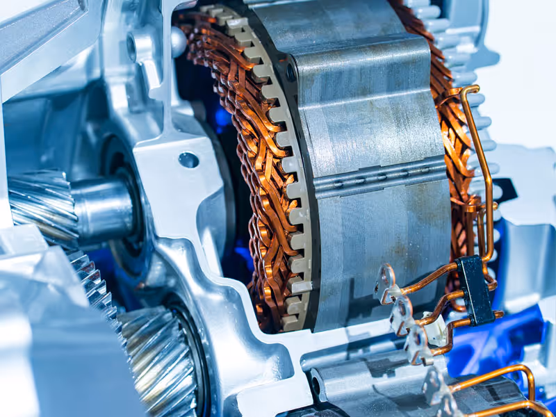 Elektromotor von einem Auto