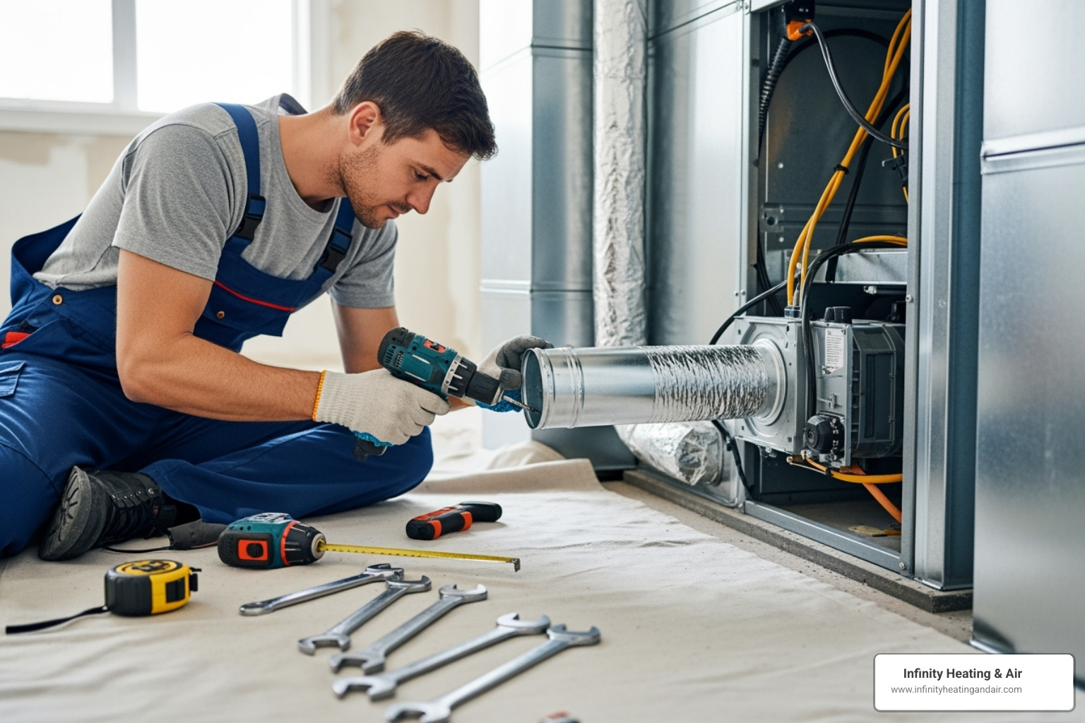 Clean and professional HVAC installation in progress - AC replacement estimate