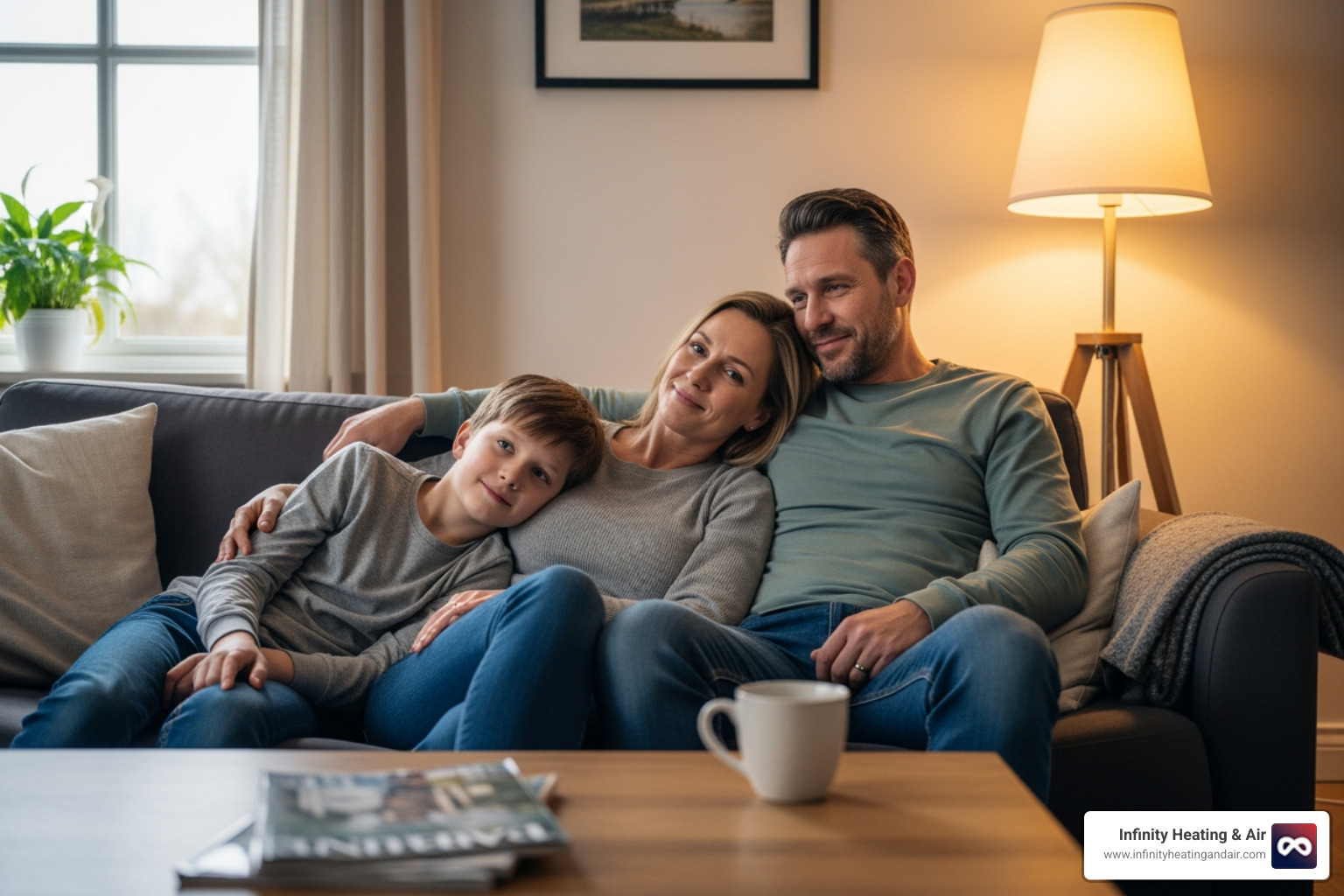 relieved family in a comfortable home after an emergency repair - Which companies in Northwest Washington offer 24/7 service?