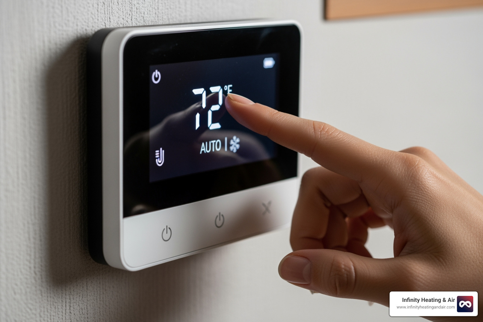 person checking a thermostat - emergency heat pump not heating help tacoma person checking a thermostat - emergency heat pump not heating help tacoma