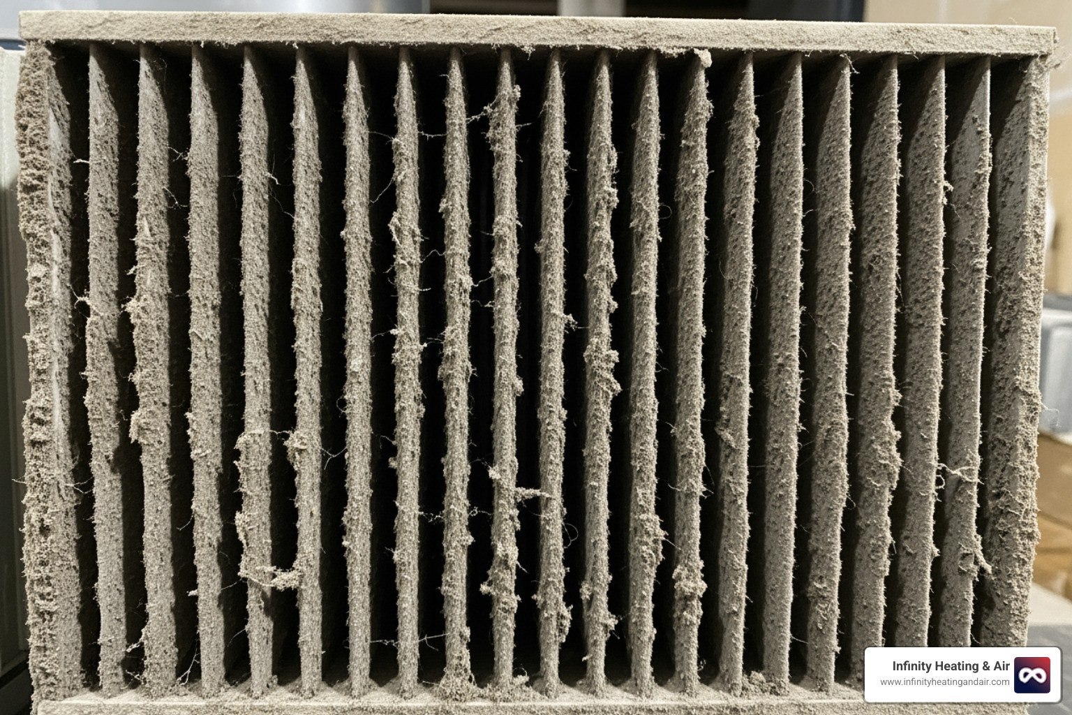 A dirty, clogged HVAC air filter - same day heat pump not heating sumner A dirty, clogged HVAC air filter - same day heat pump not heating sumner