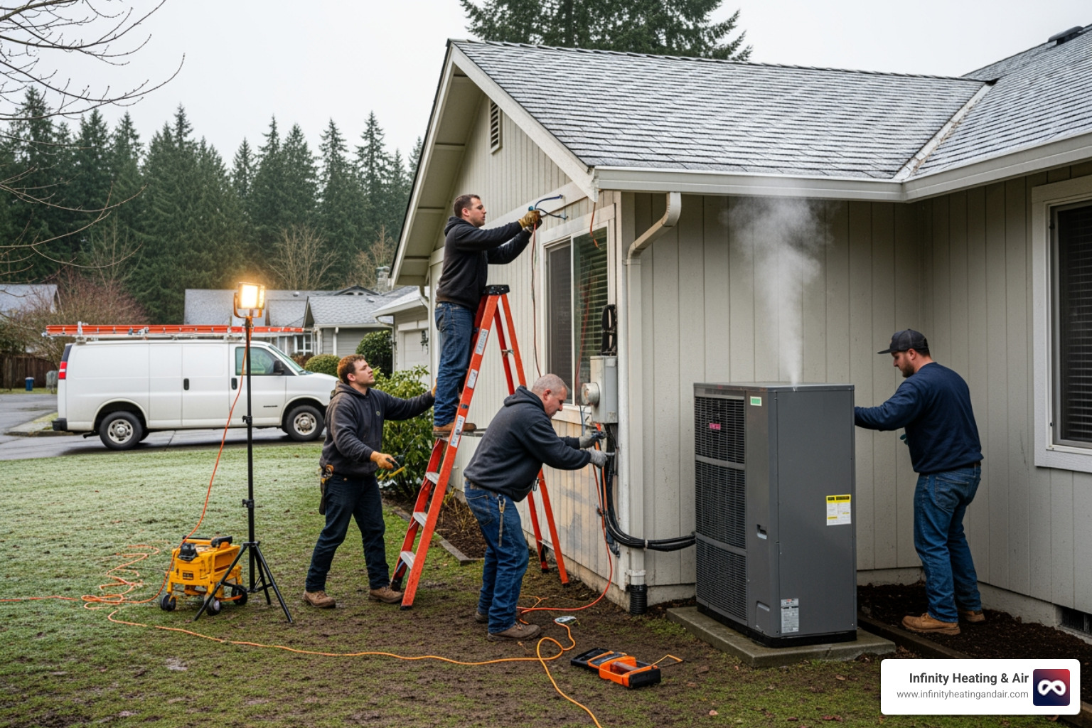 When Disaster Strikes: Rapid Heat Pump Installation in Puyallup