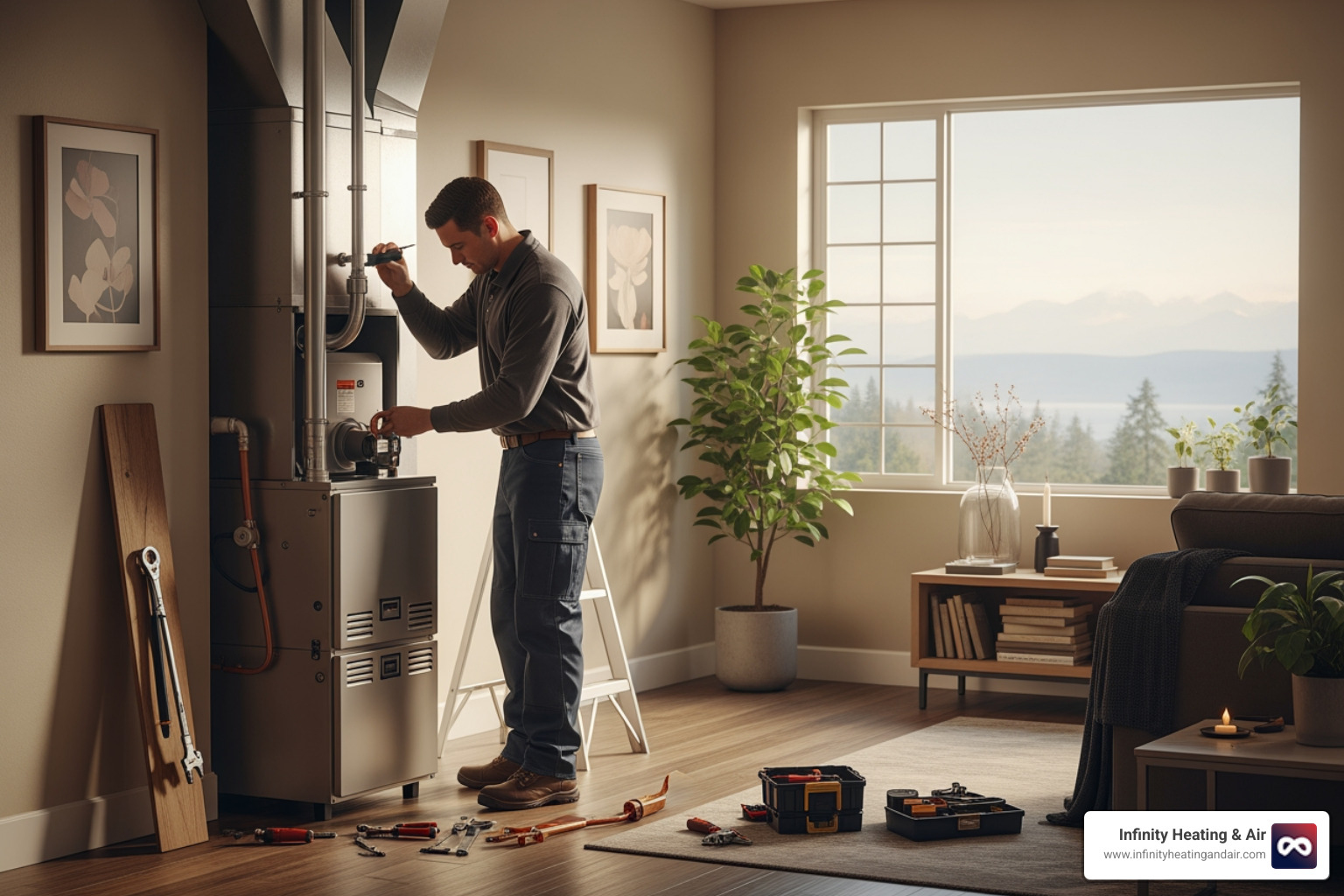 Professional heating installation in a modern Tacoma home - best heating installation in tacoma, wa