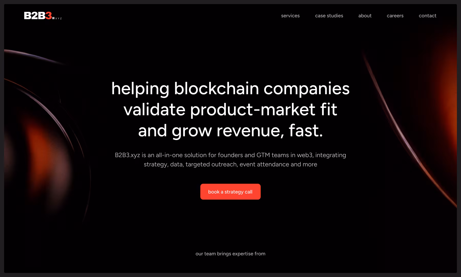 Blockchain GTM agency digital transformation