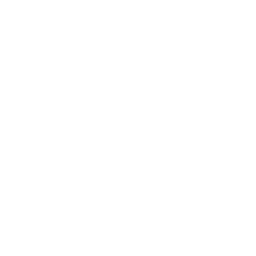 Icono blanco de un apretón de manos sobre fondo transparente.