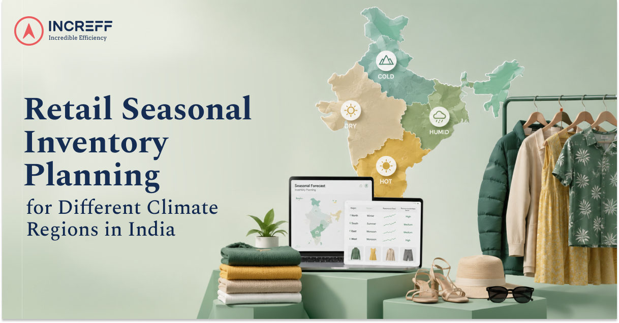 How do brands manage seasonal inventory across different climatic zones in India?