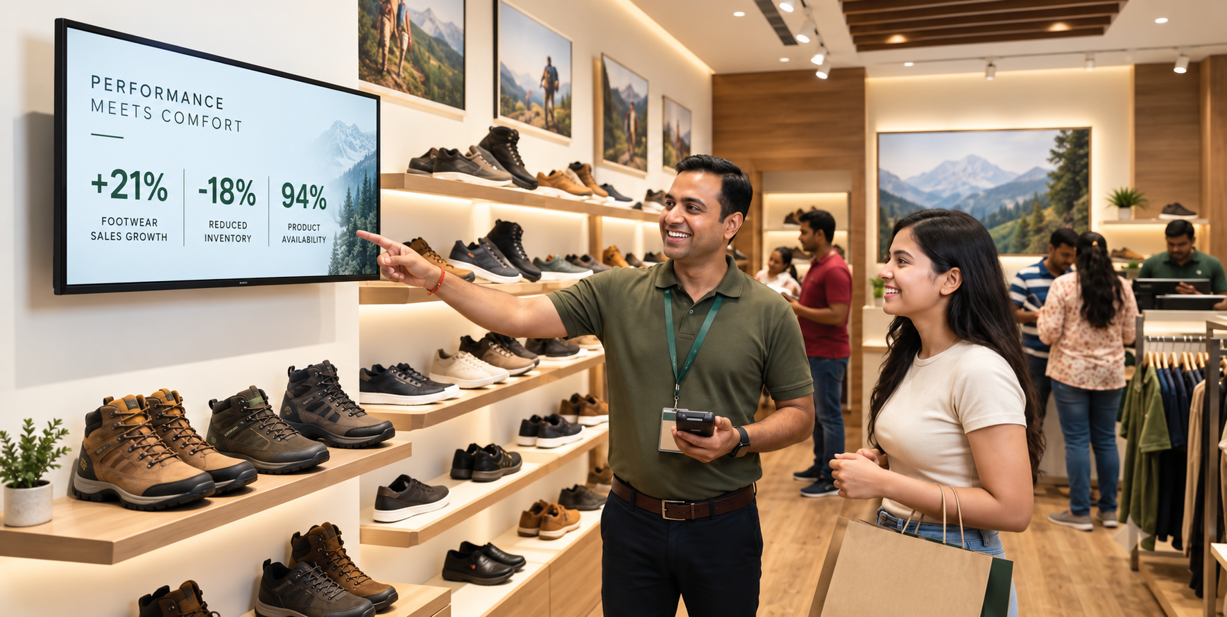How an Outdoor & Lifestyle Brand Grew Footwear Sales on 18% Lower Inventory with Increff Planning Platform