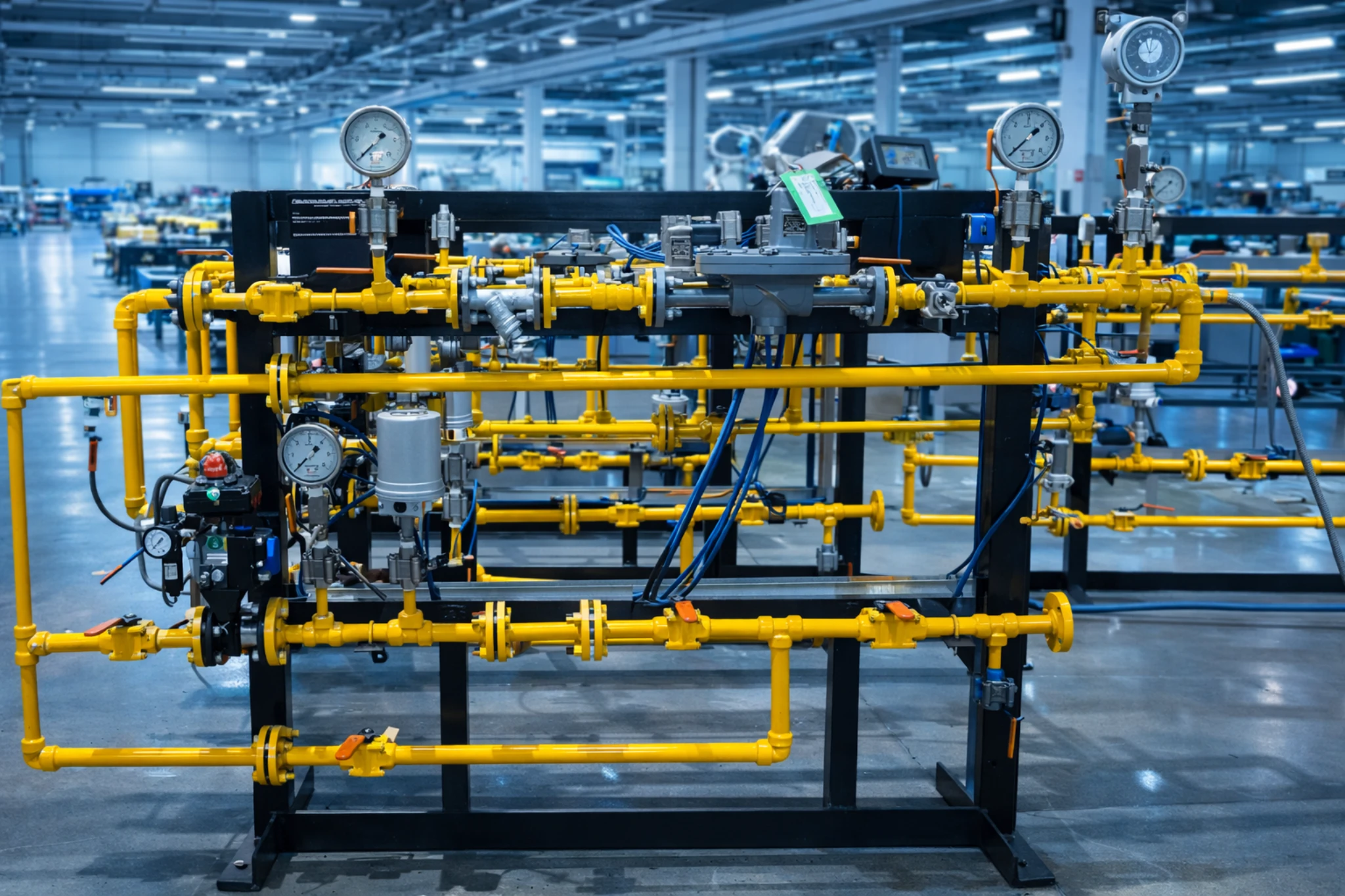 Burner Management System skid with automated flare pilot control and integrated safety instrumentation for Oil India Limited.