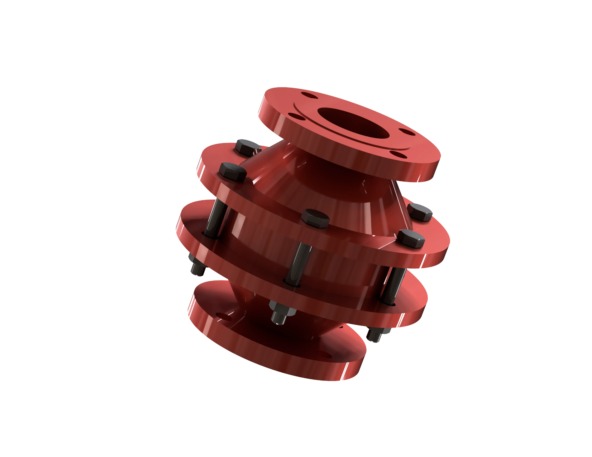 Flame arrestor designed to prevent flame propagation in gas and vapor piping systems.
