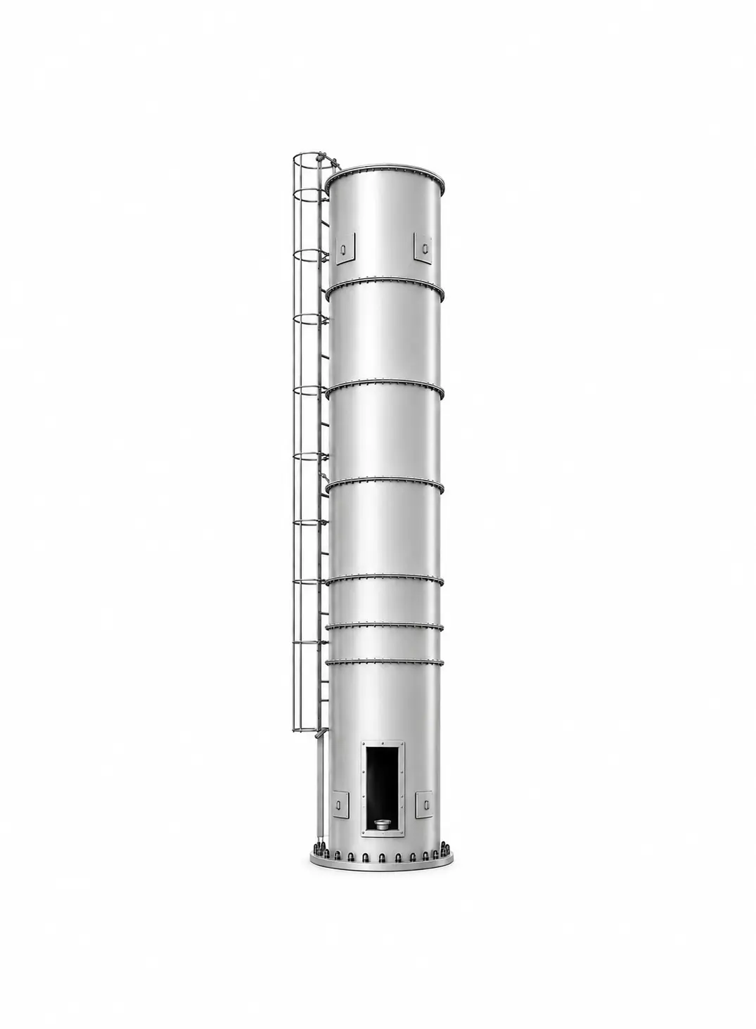 Enclosed ground flare system supplied by CRA for SUEZ India's Love Grove Wastewater Treatment Facility in Worli, Mumbai.