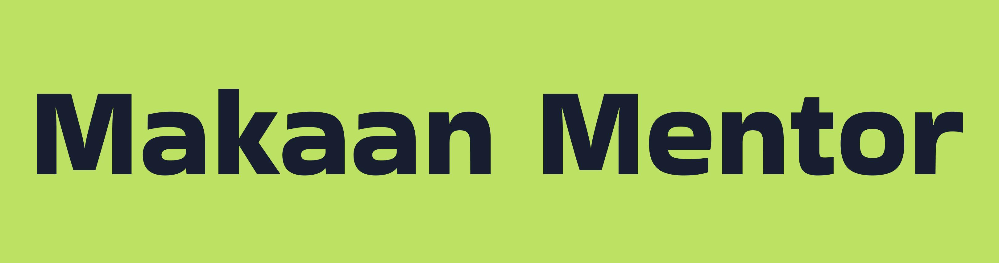 Makaan Mentor Text Logo
