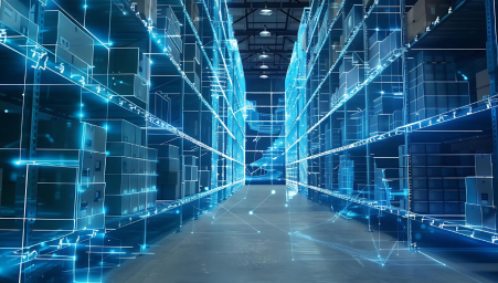 Smart warehouse digital twin inventory visibility