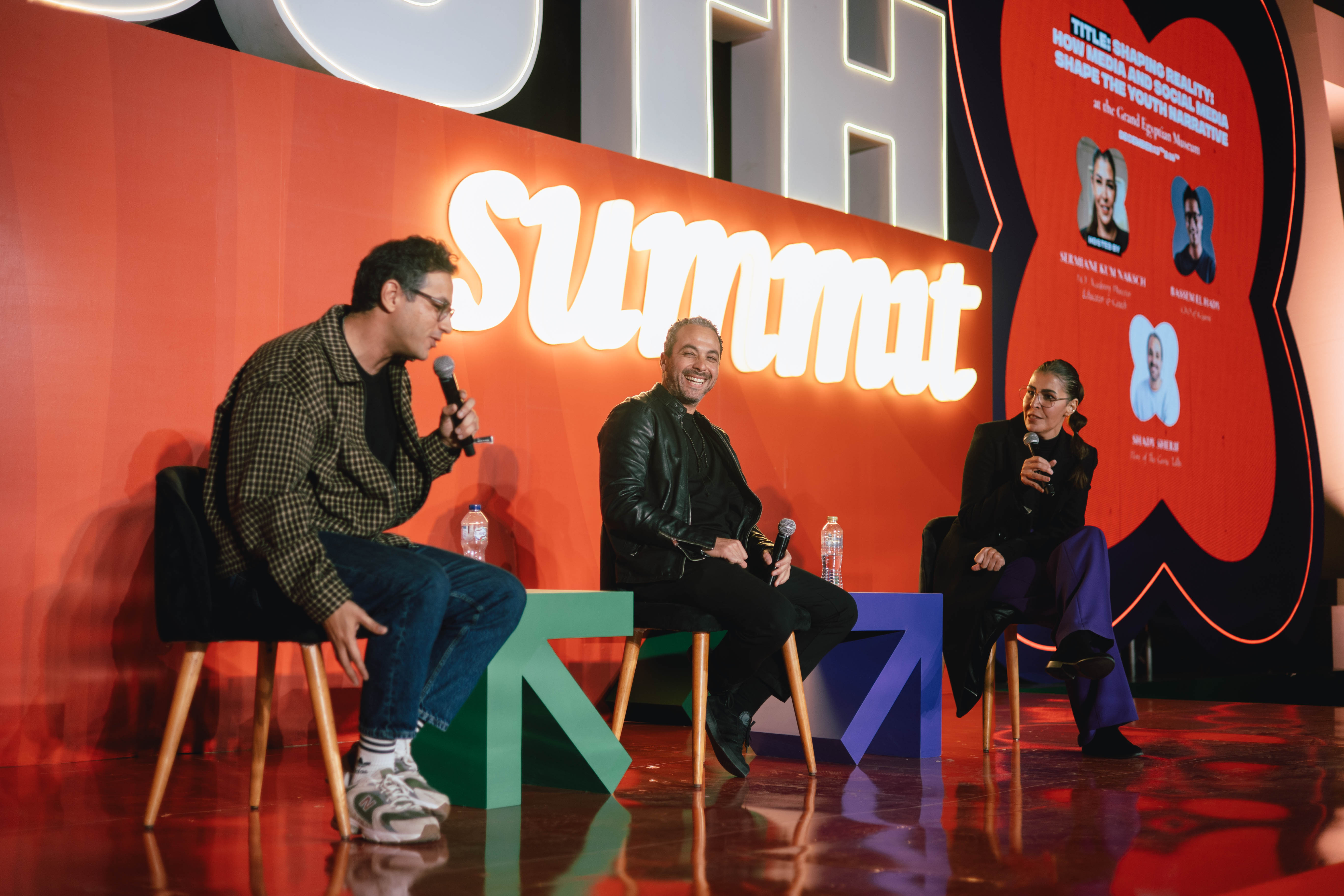 Speakers on stage at Youth Summit 2025