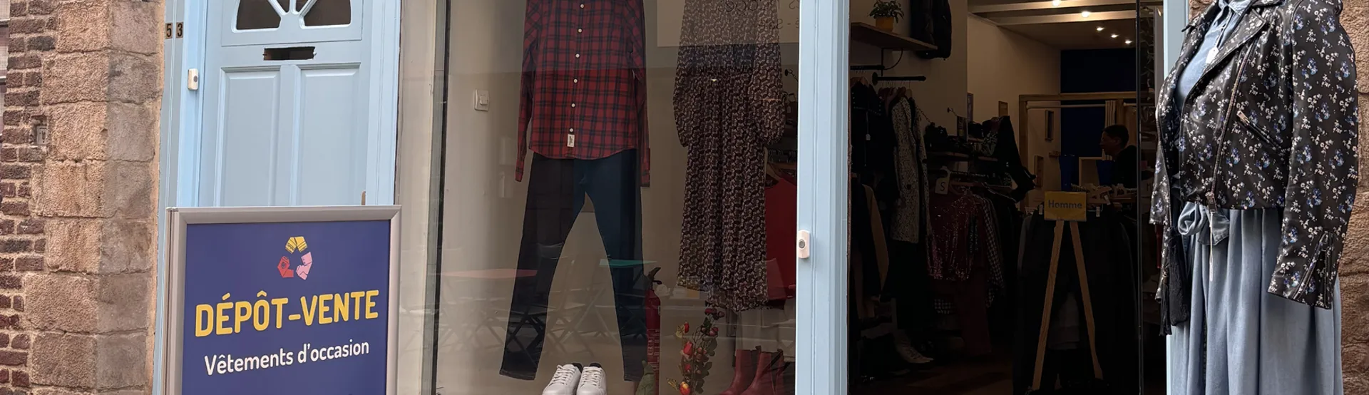 Vitrine du magasin