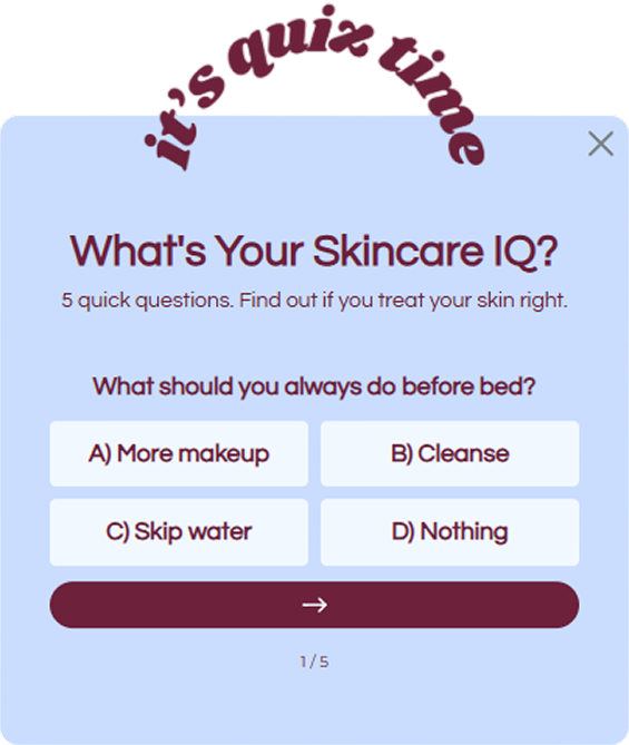 Skincare Quiz