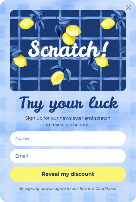 Lemon Scratch to Win