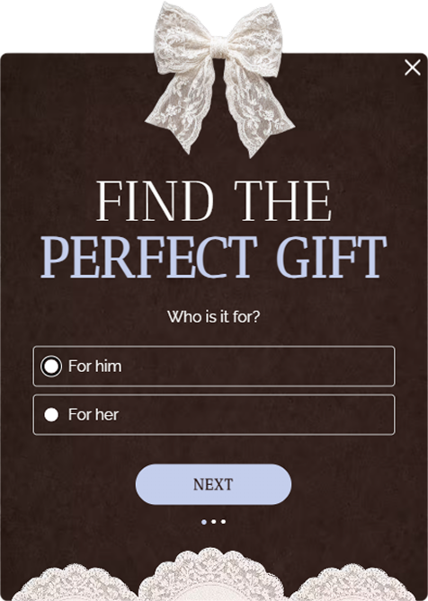 Pick a gift quiz